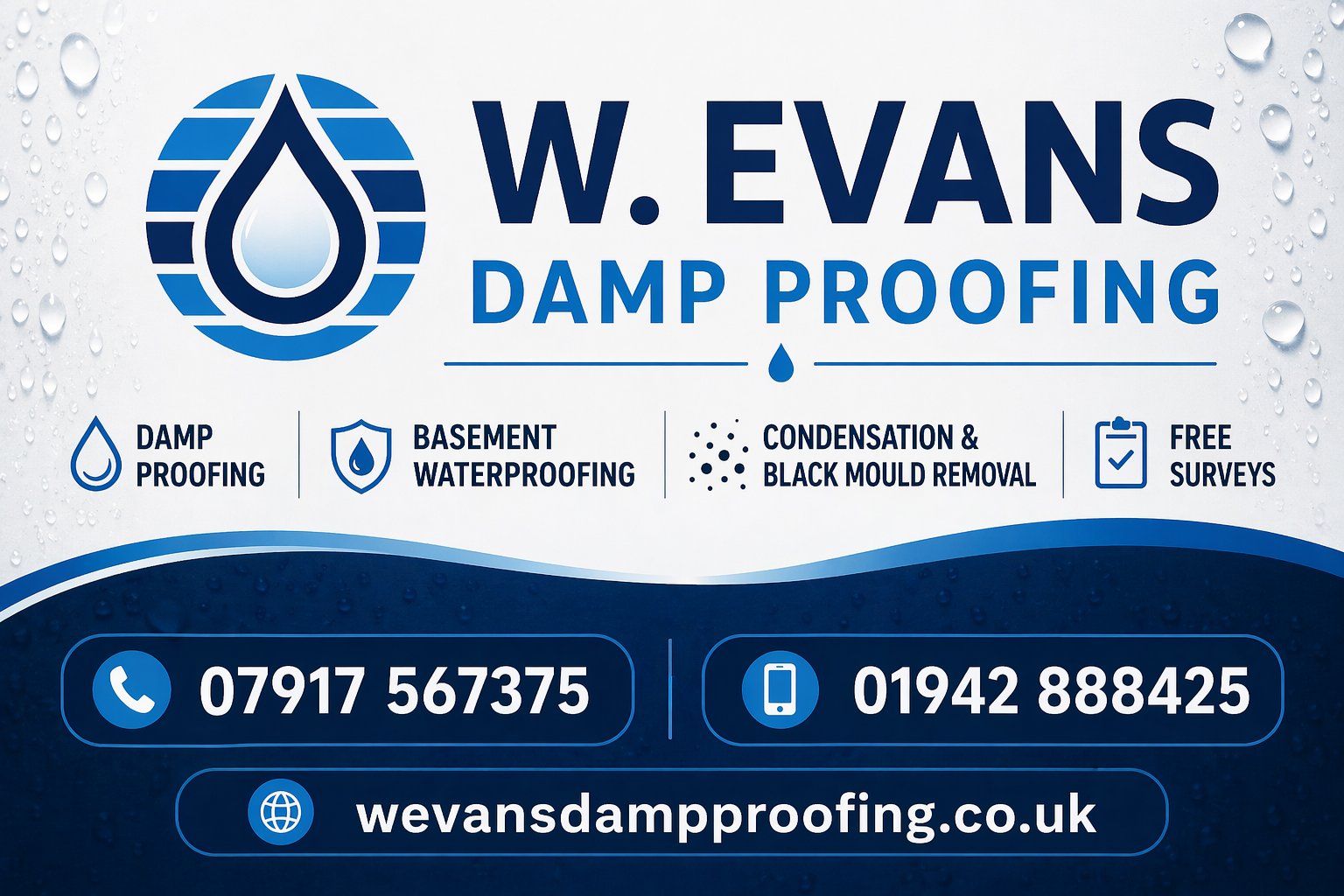 W. Evans Damp Proofing - 07917 567375 / 01942 888425