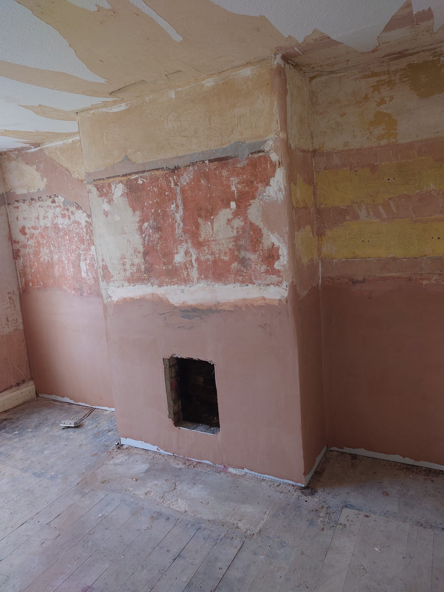 Damp proofing work by W. Evans