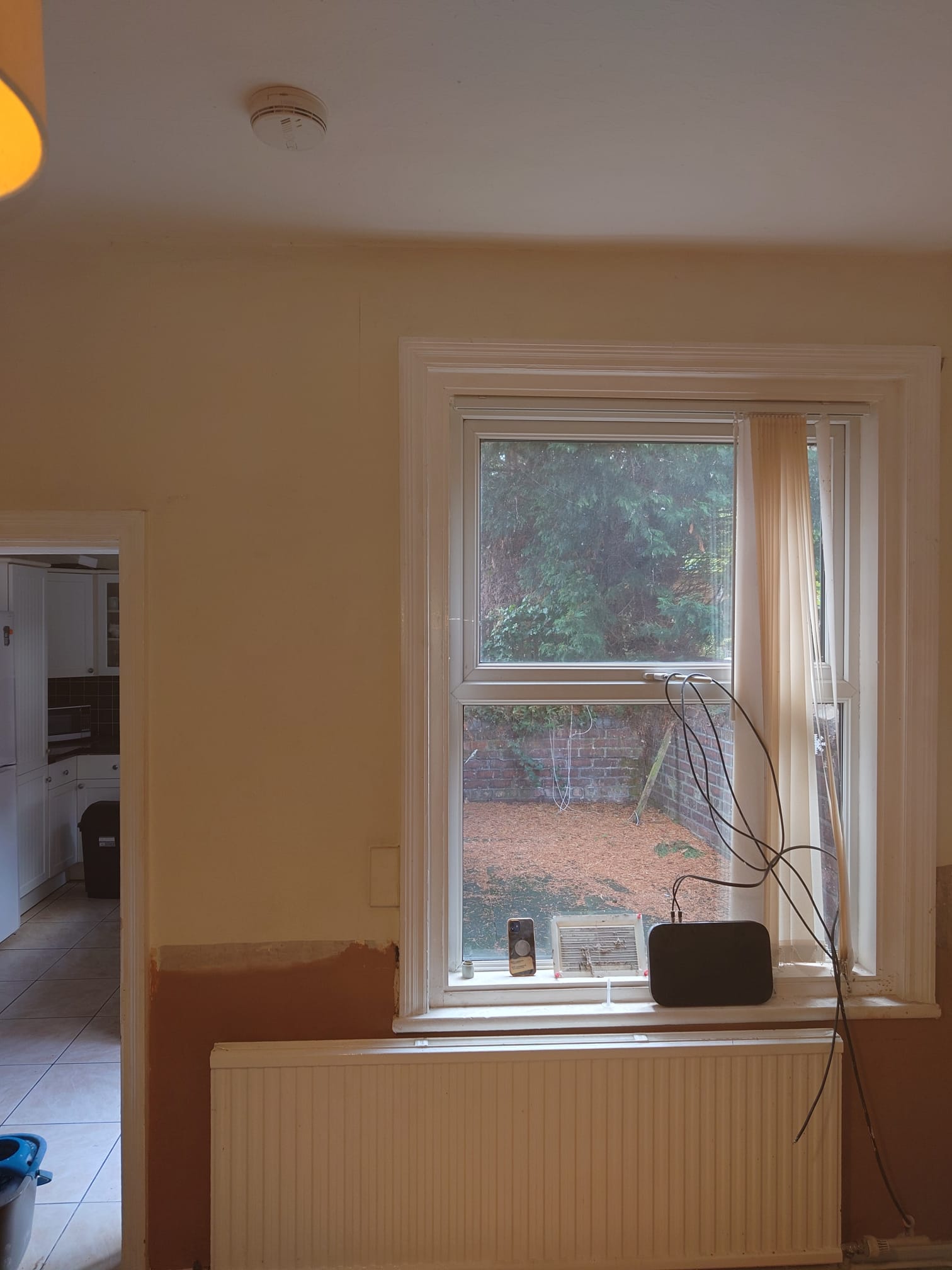 Damp proofing work by W. Evans