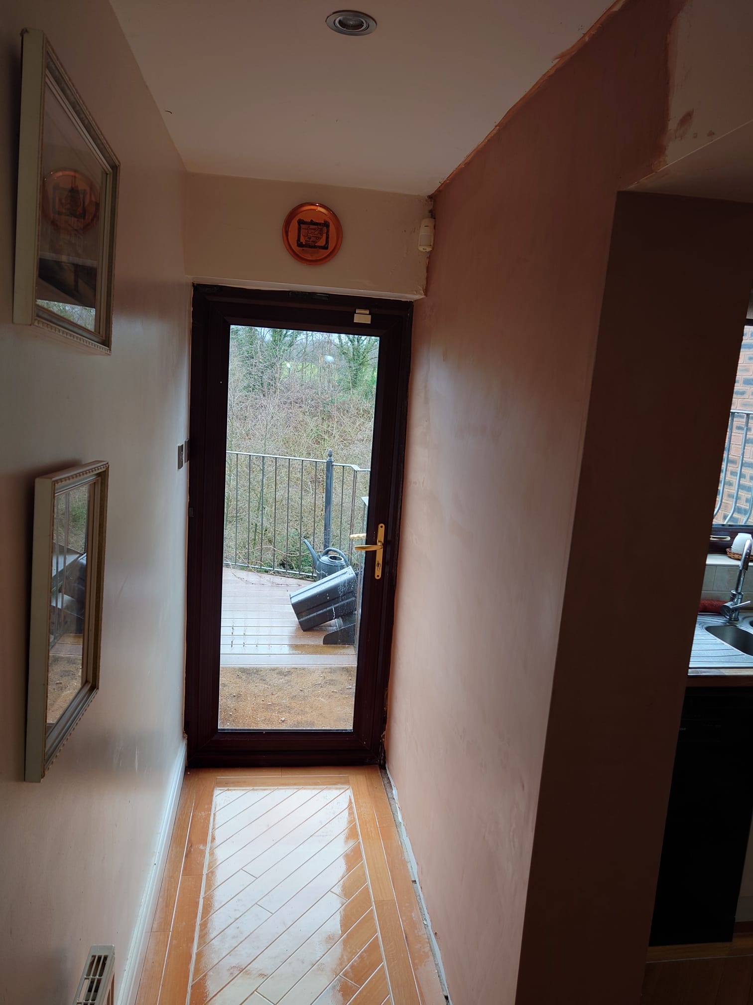 Damp proofing work by W. Evans
