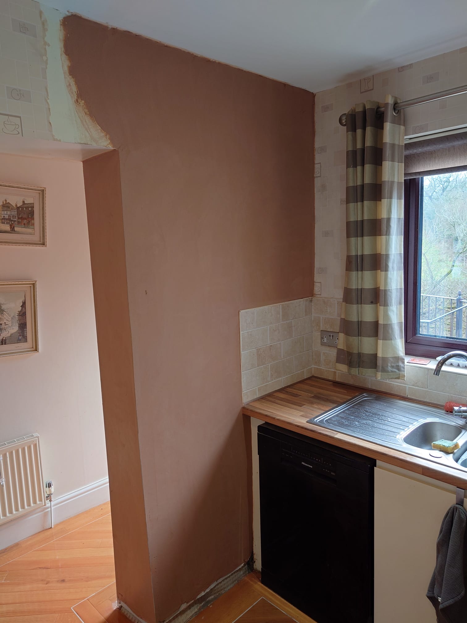 Damp proofing work by W. Evans