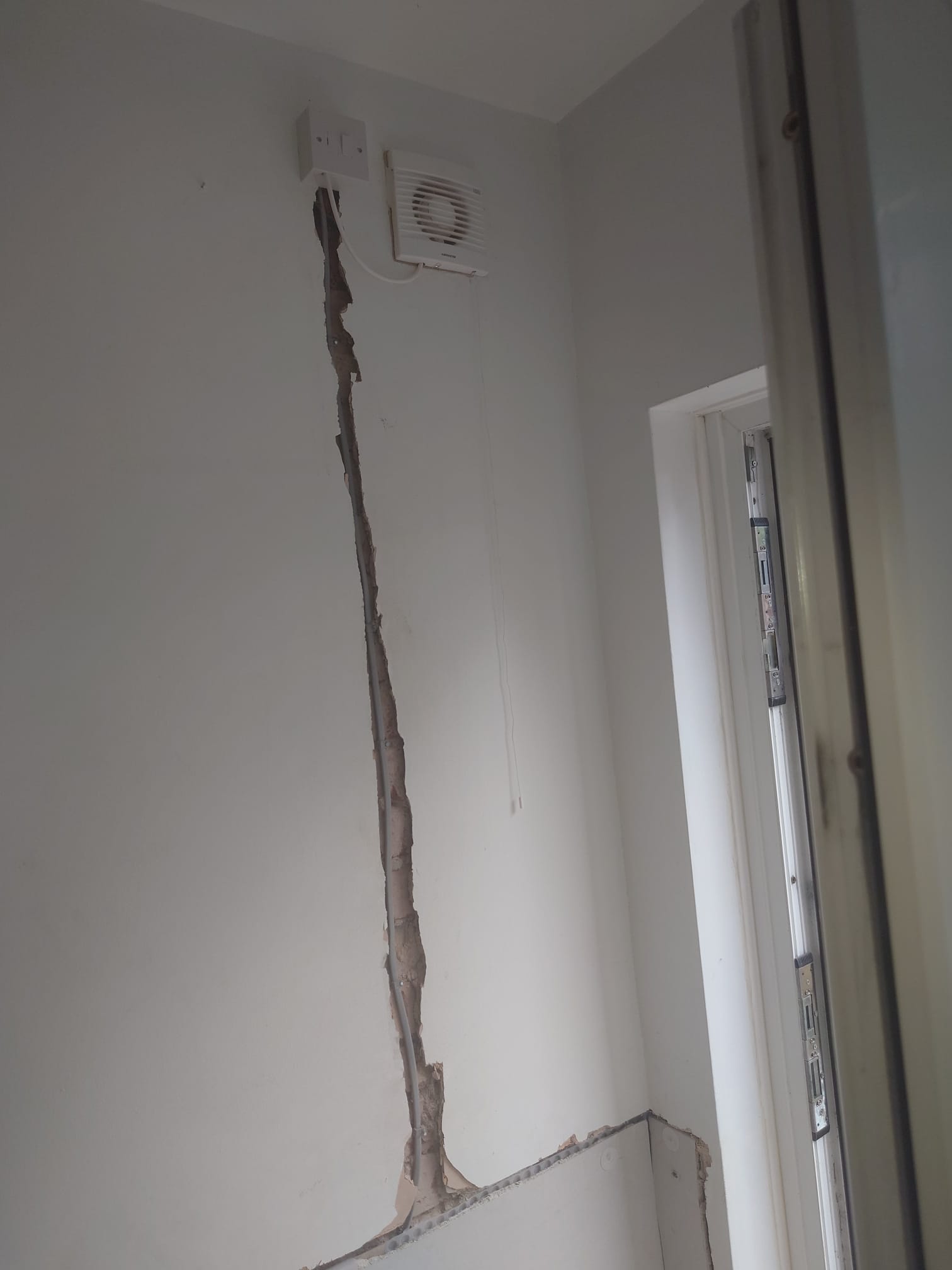 Damp proofing work by W. Evans