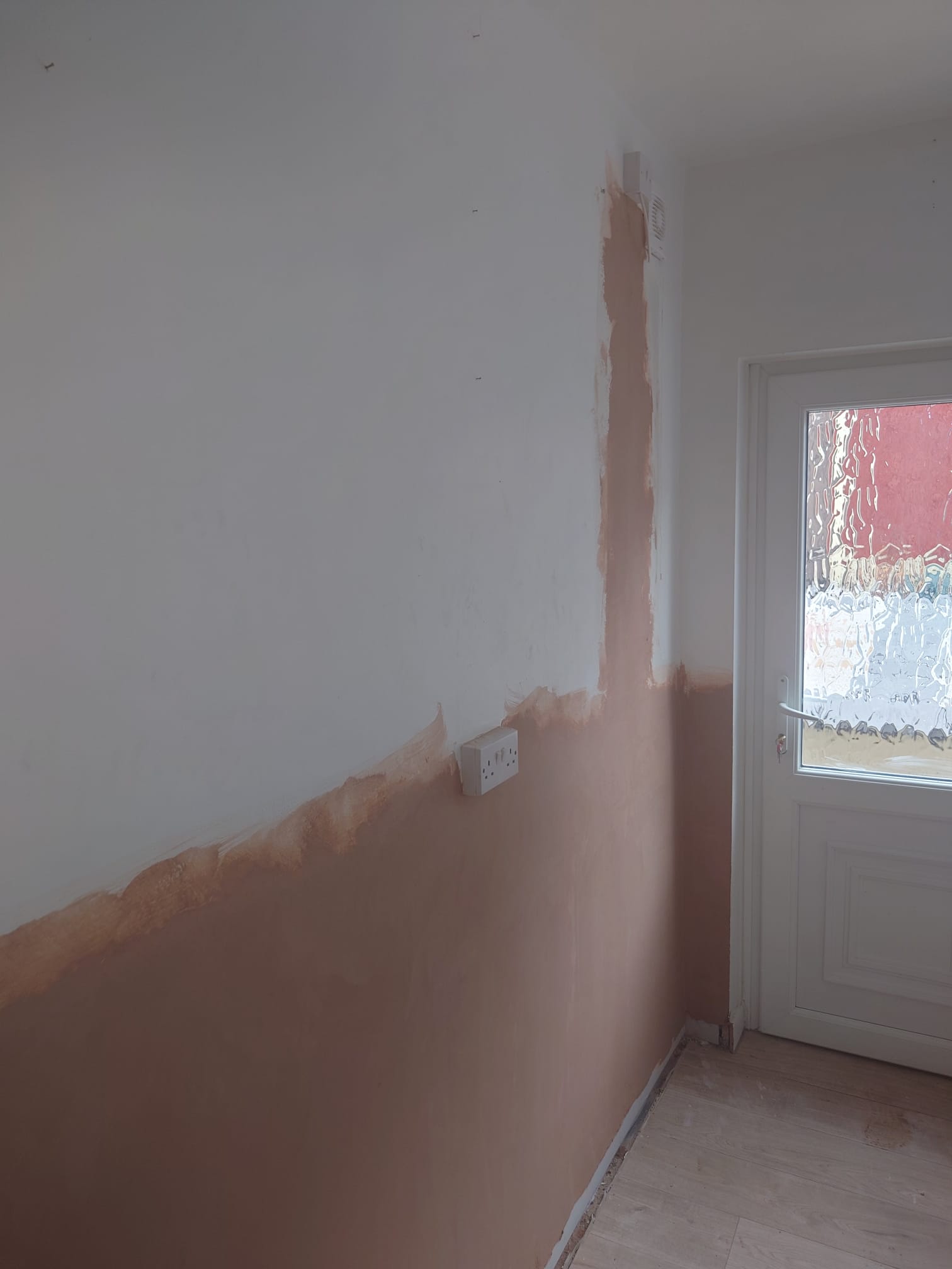 Damp proofing work by W. Evans