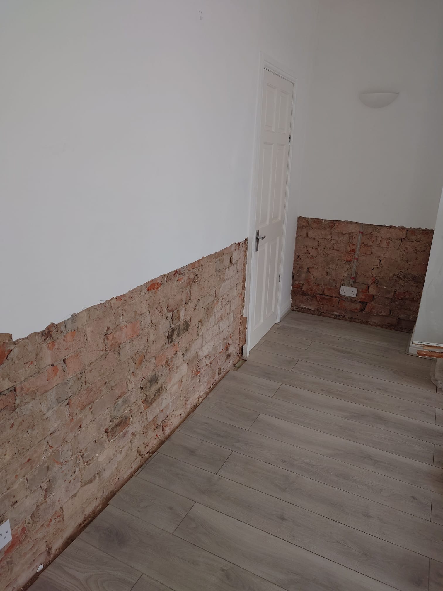 Damp proofing work by W. Evans