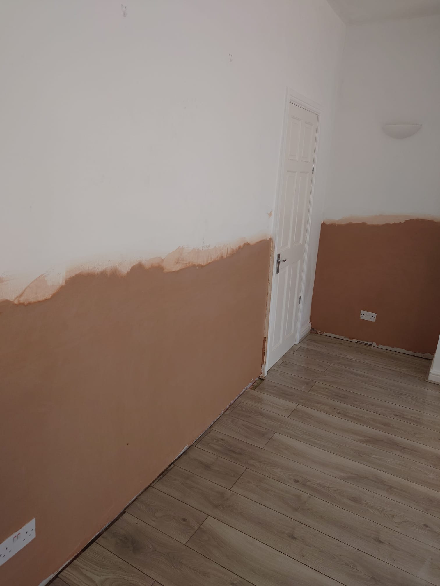 Damp proofing work by W. Evans