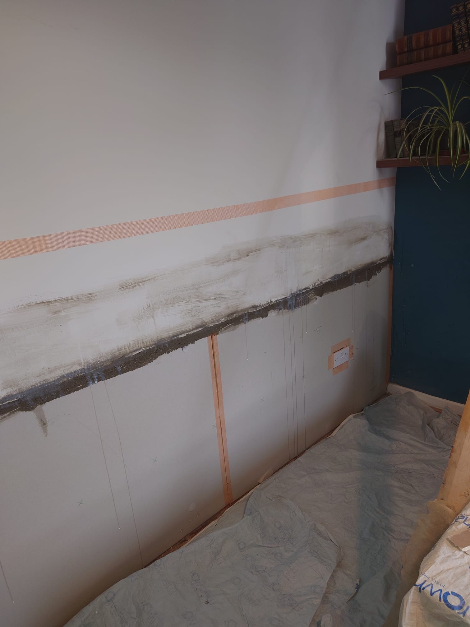 Damp proofing work by W. Evans
