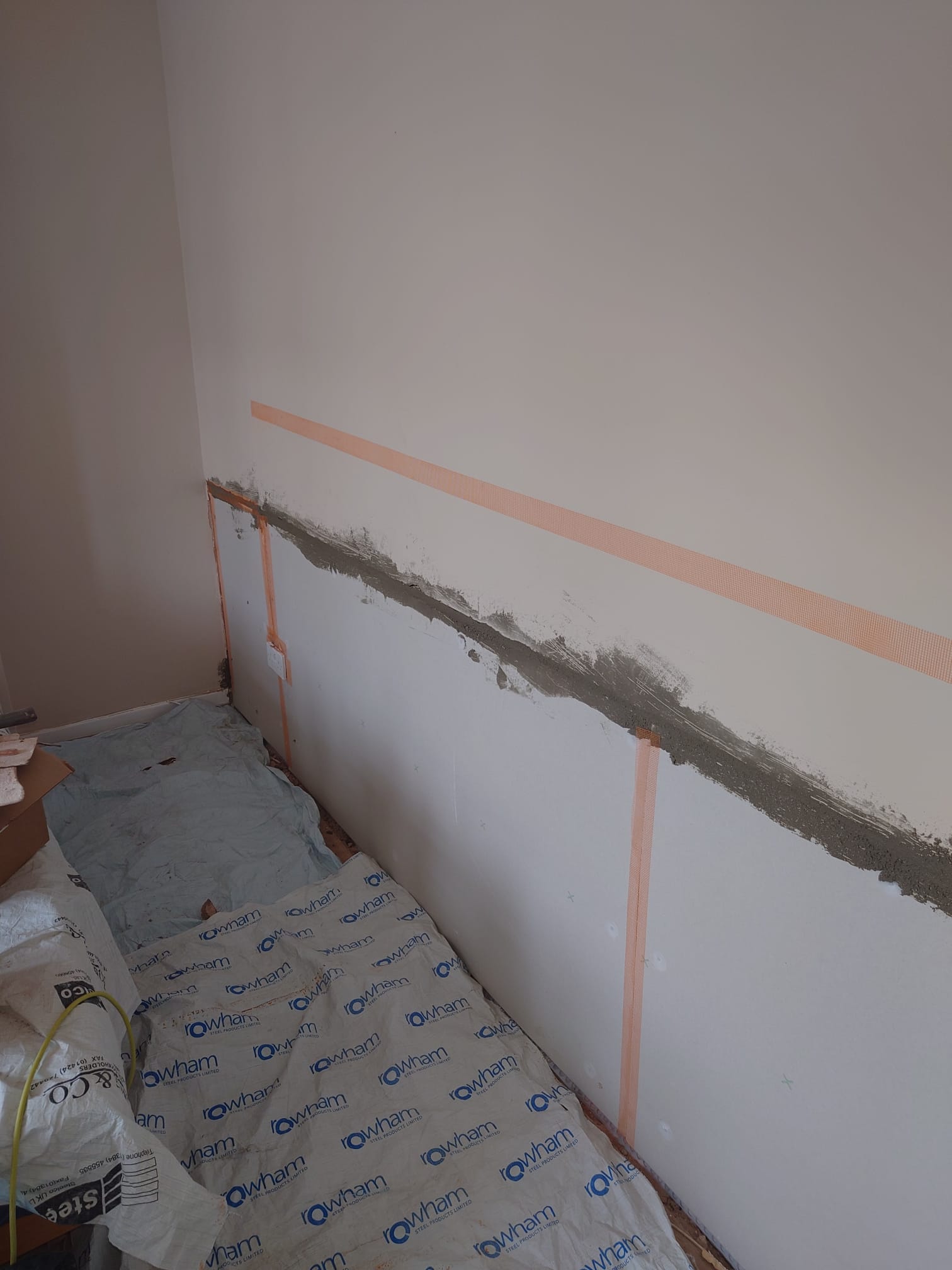 Damp proofing work by W. Evans